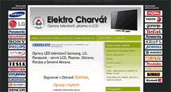 Desktop Screenshot of elektrocharvat.cz